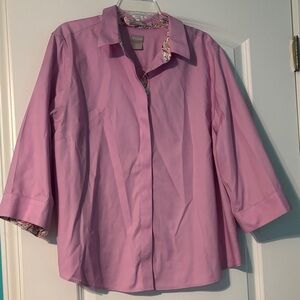 Chico's Pink Button Down Shirt